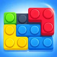 Colorful blocks being sorted on a puzzle board in a mobile-friendly logic game